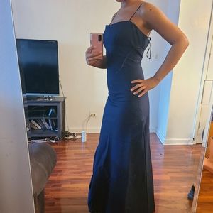 90s Vintage Vera Wang denim gown
